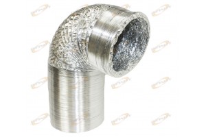 Aluminum Air Ducting 8" Inch x 25' Feet Air Ventilation Non-Insulated